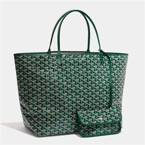 goyard shopper green|Goyard saint marie mm bag.